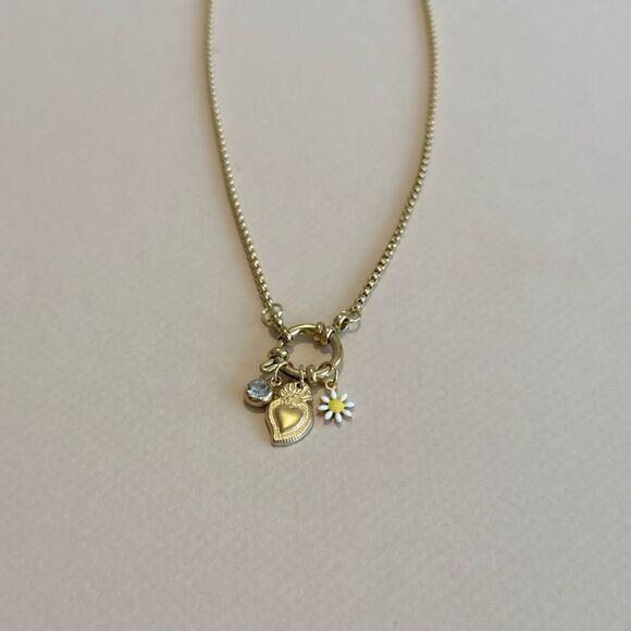 Vintage heart necklace N1175 - Picture 3 of 4